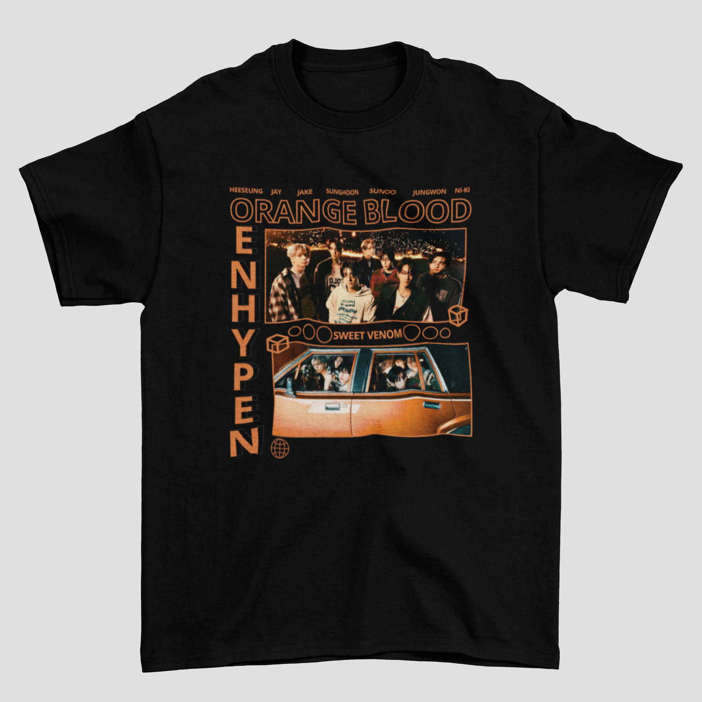 Camiseta Básica Enhypen Sweet Venom