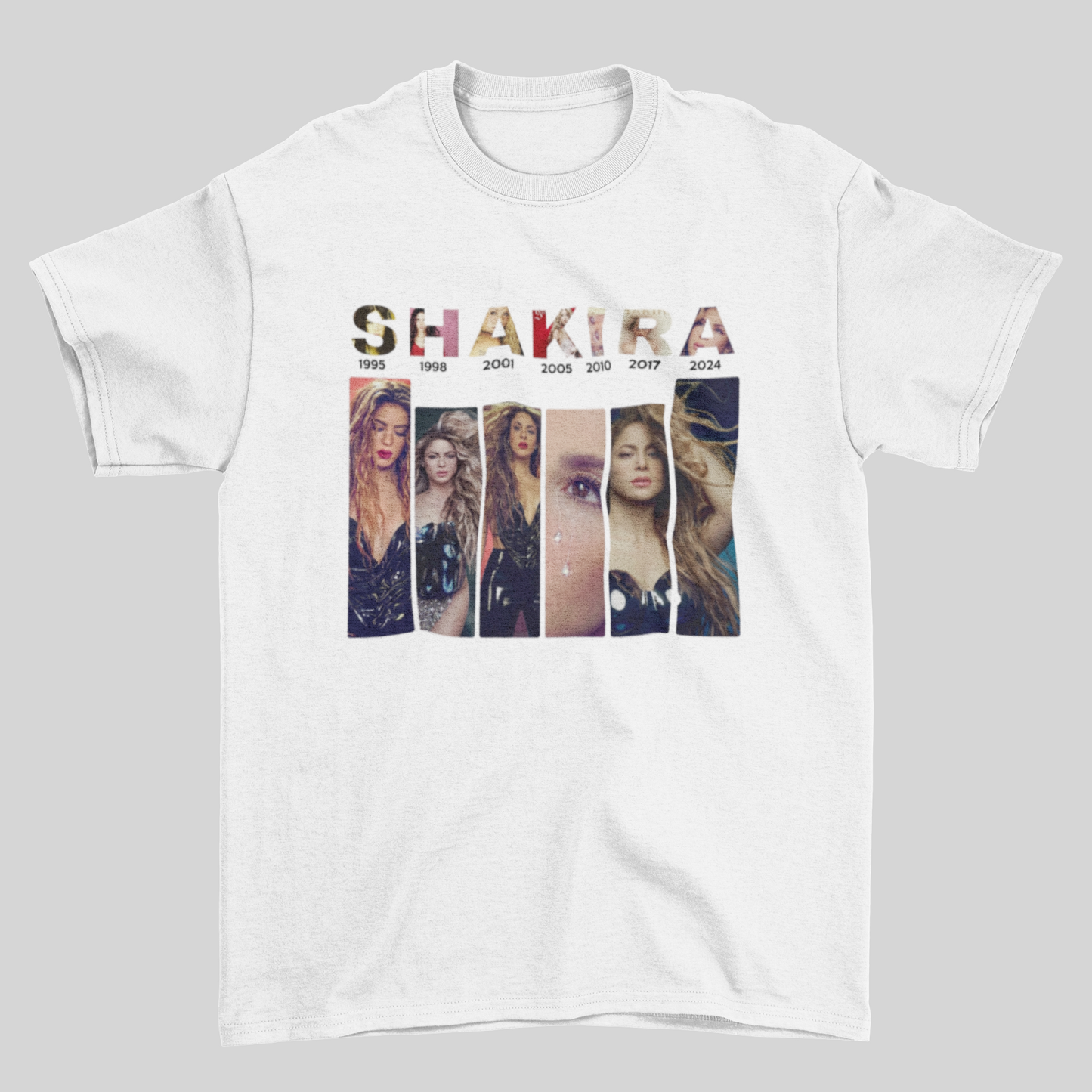 Camiseta Básica Shakira Albuns