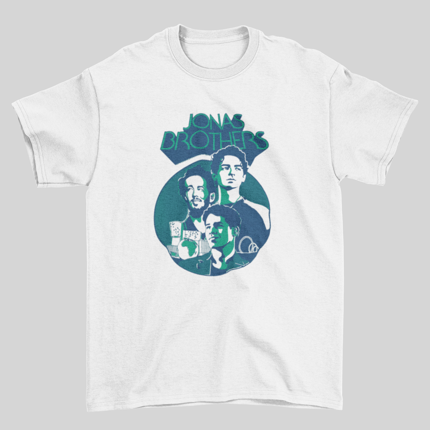 Camiseta Básica Jonas Brothers Illustration