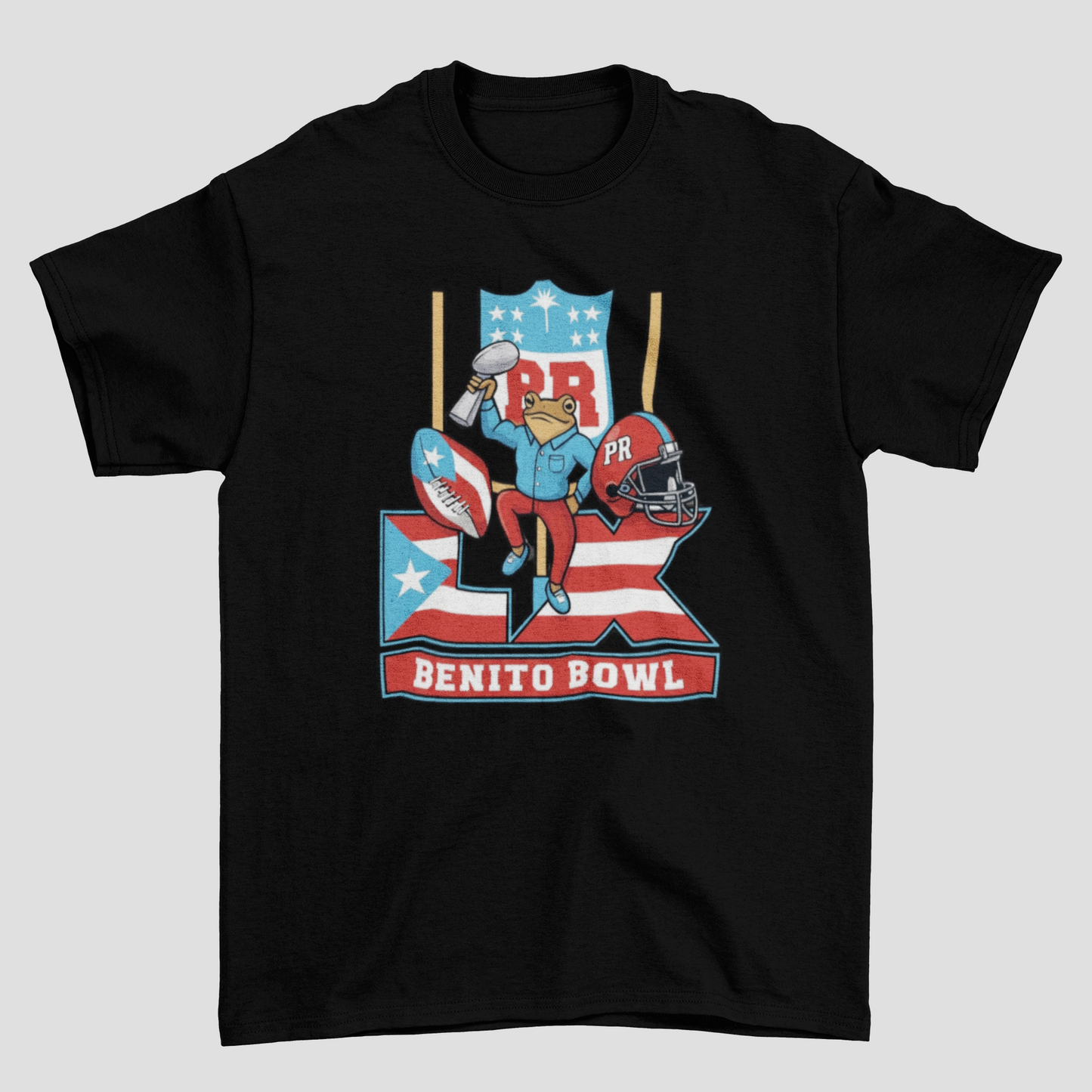 Camiseta Básica Bad Bunny Benito Bowl Design