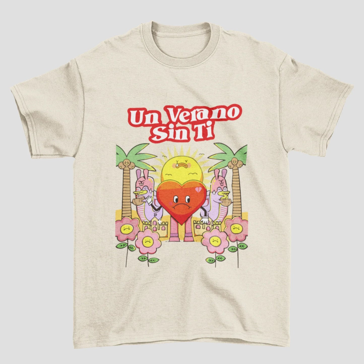 Camiseta Básica Un Verano Sin Ti Bad Bunny