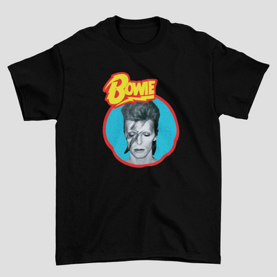 Camiseta Básica David Bowie Aesthetic