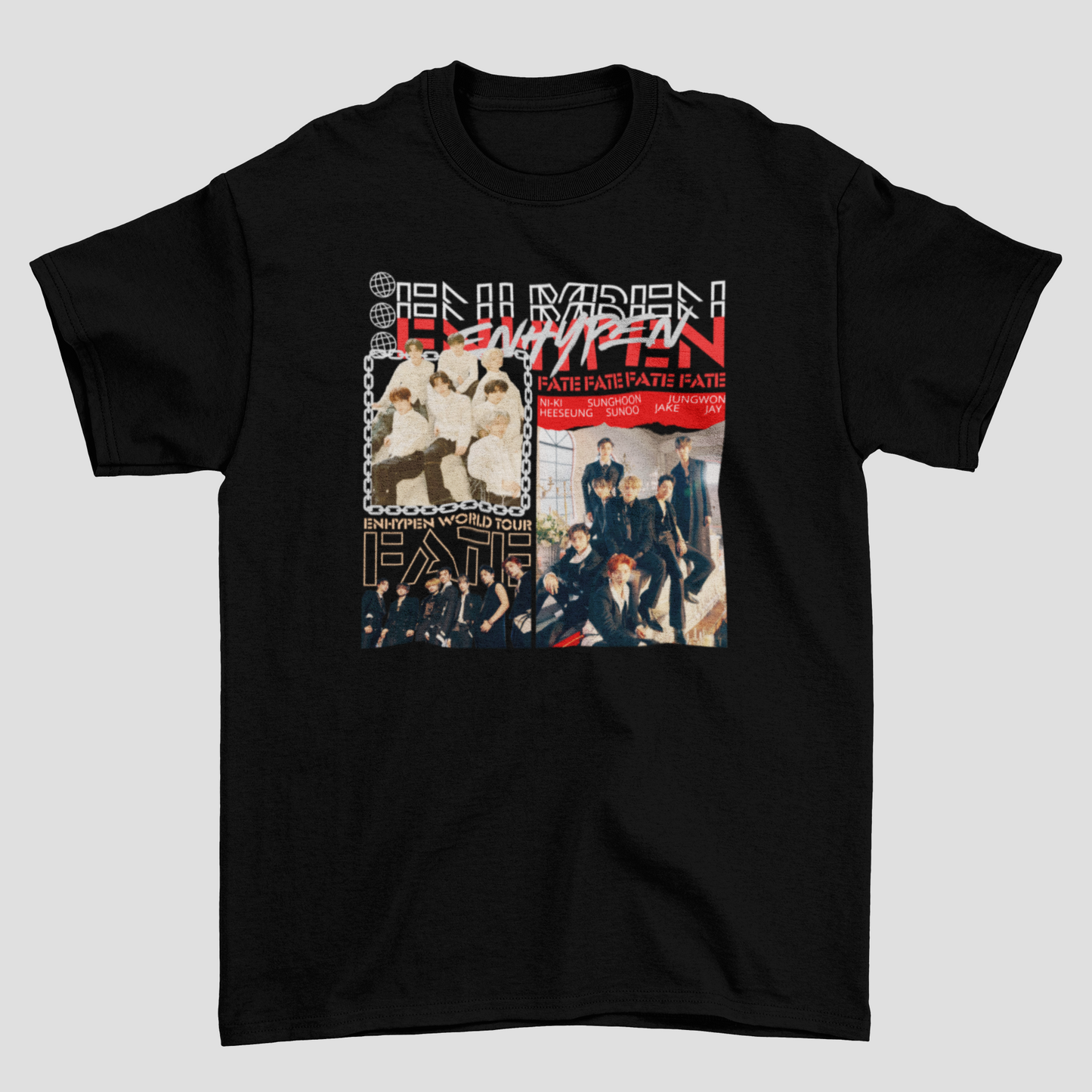 Camiseta Básica Enhypen Fate