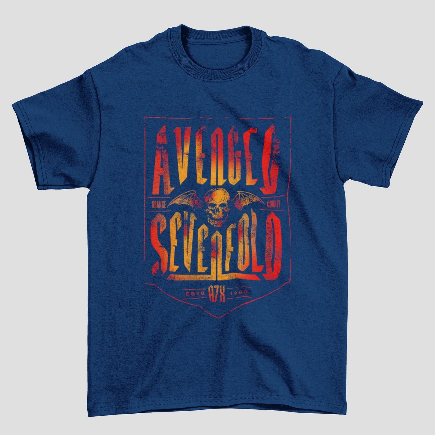 Camiseta Básica Avenged Sevenfold Metal Music