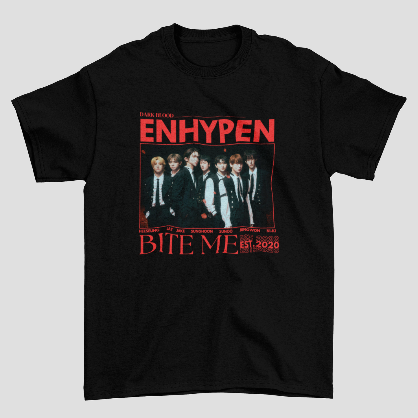 Camiseta Básica Enhypen Bite Me