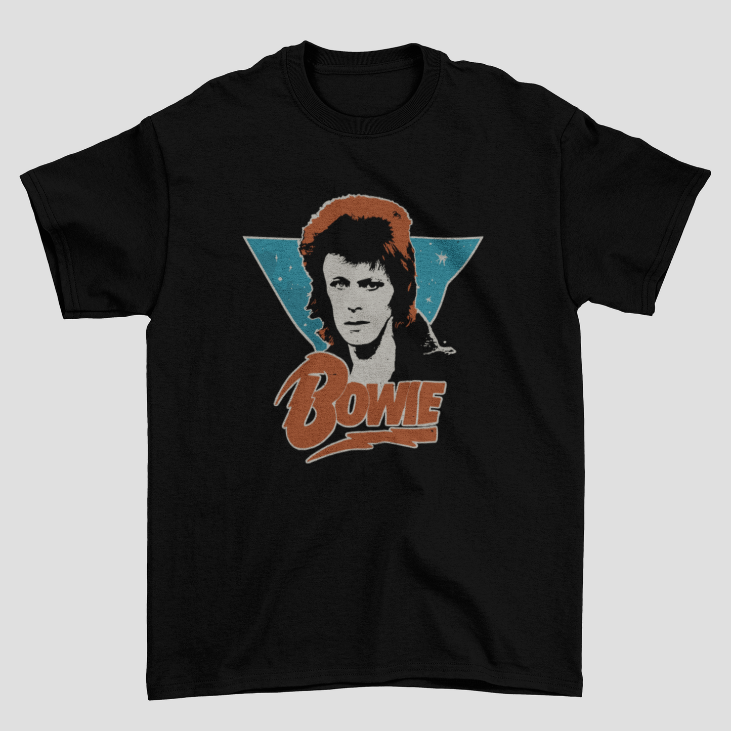 Camiseta Básica David Bowie Vintage Rock