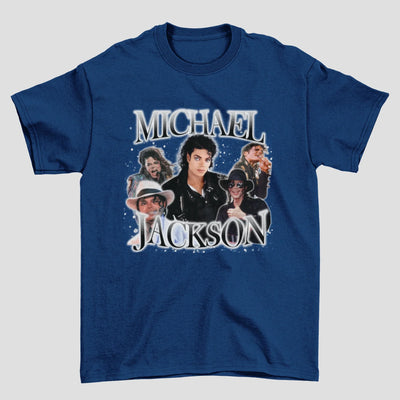 Camiseta Básica Michael Jackson Graphic Design