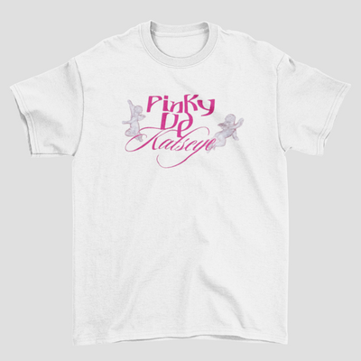 Camiseta Básica Katseye Pinky Up Logo