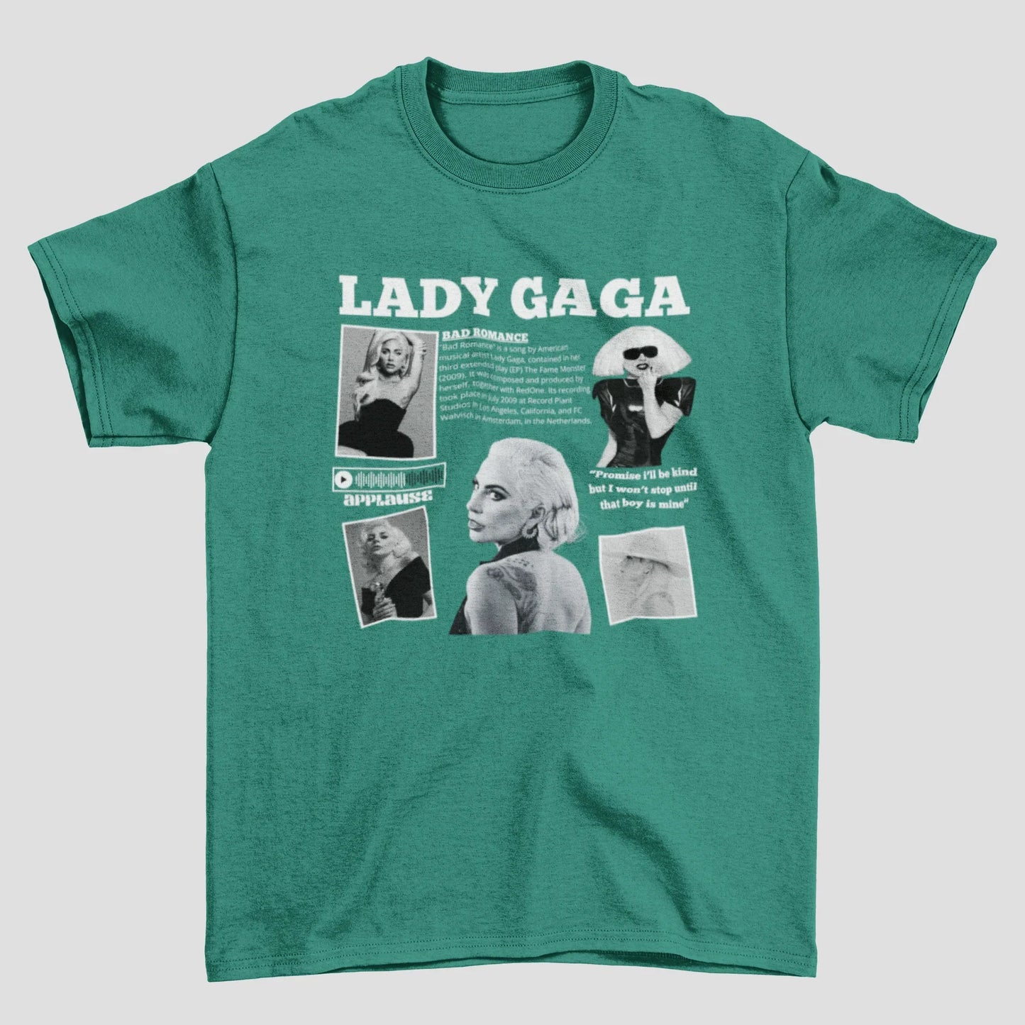 Camiseta Básica Lady Gaga Applause