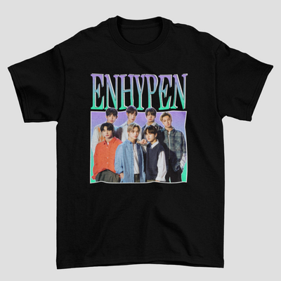 Camiseta Básica Enhypen 90'S Vintage