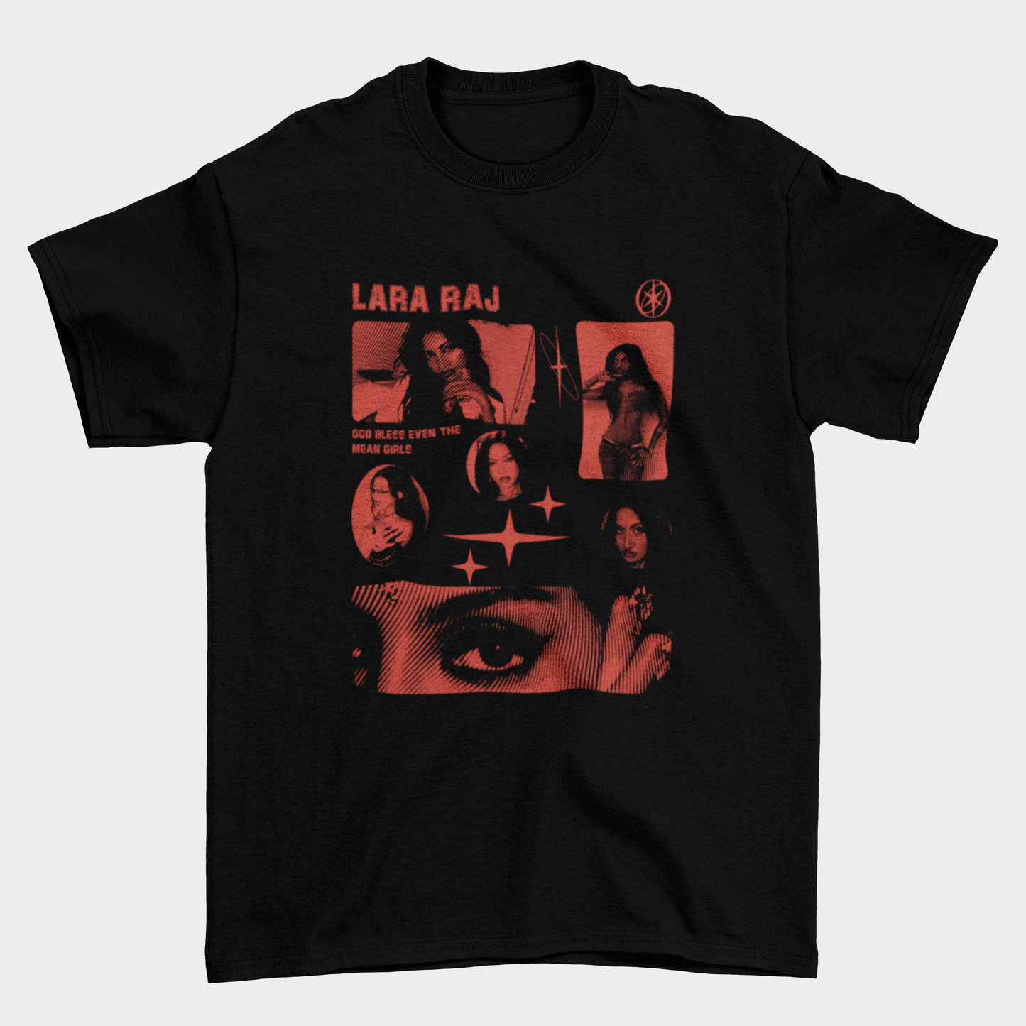 Camiseta Básica Katseye Lara Raj Graphic