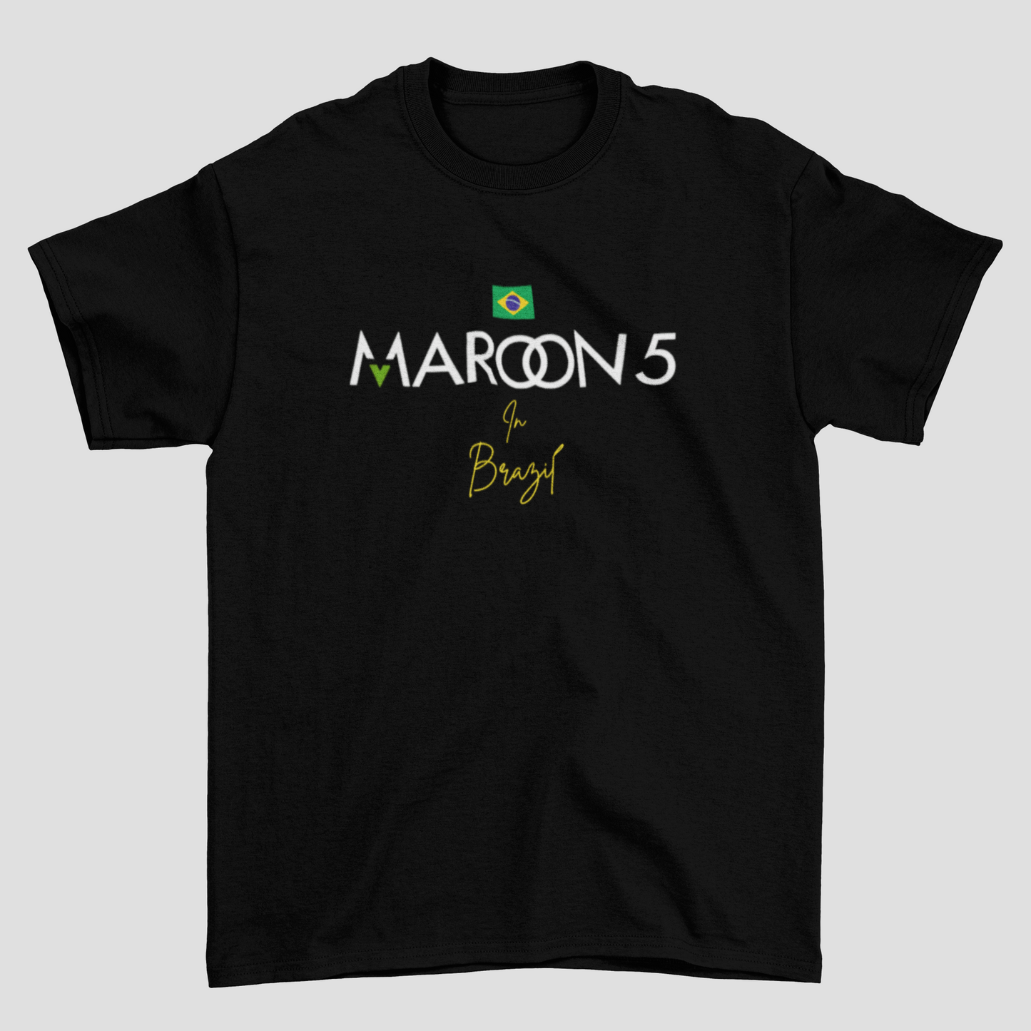 Camiseta Básica Maroon 5 In Brazil