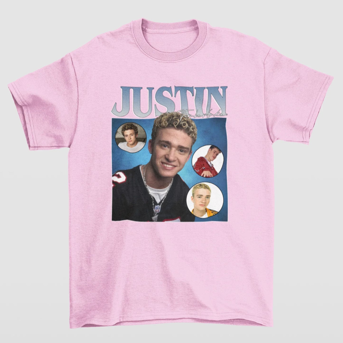 Camiseta Básica Justin Timberlake 90's Retro