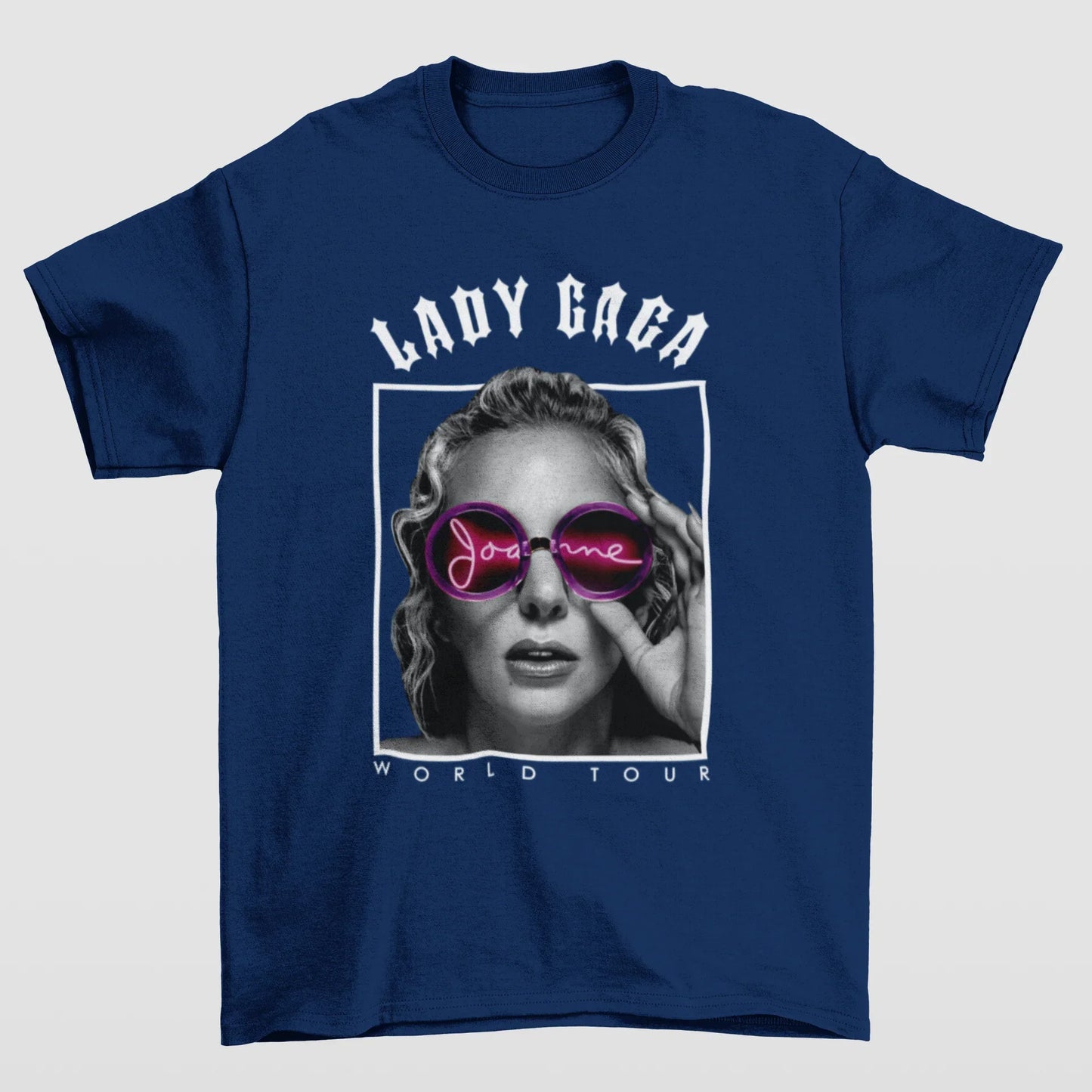 Camiseta Básica Lady Gaga Joanne World Tour