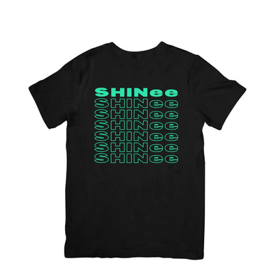 Camiseta Básica Shinee Name Group - preto