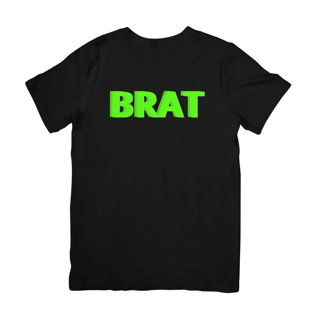 Camiseta Básica Charli XCX New Album Brat Preto