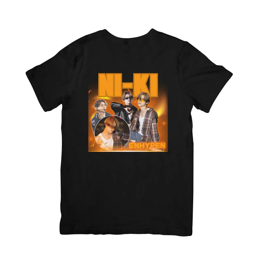 Camiseta Básica Enhypen Ni-Ki Graphic – Saoko