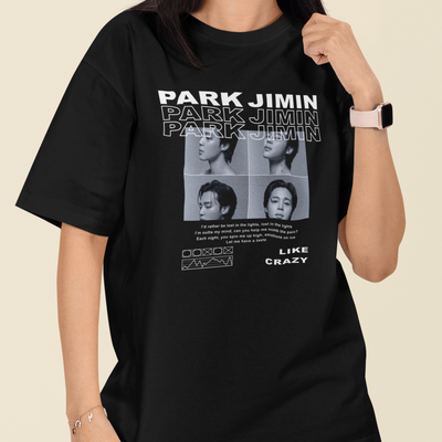 Camiseta Básica BTS Like Crazy Park Jimin