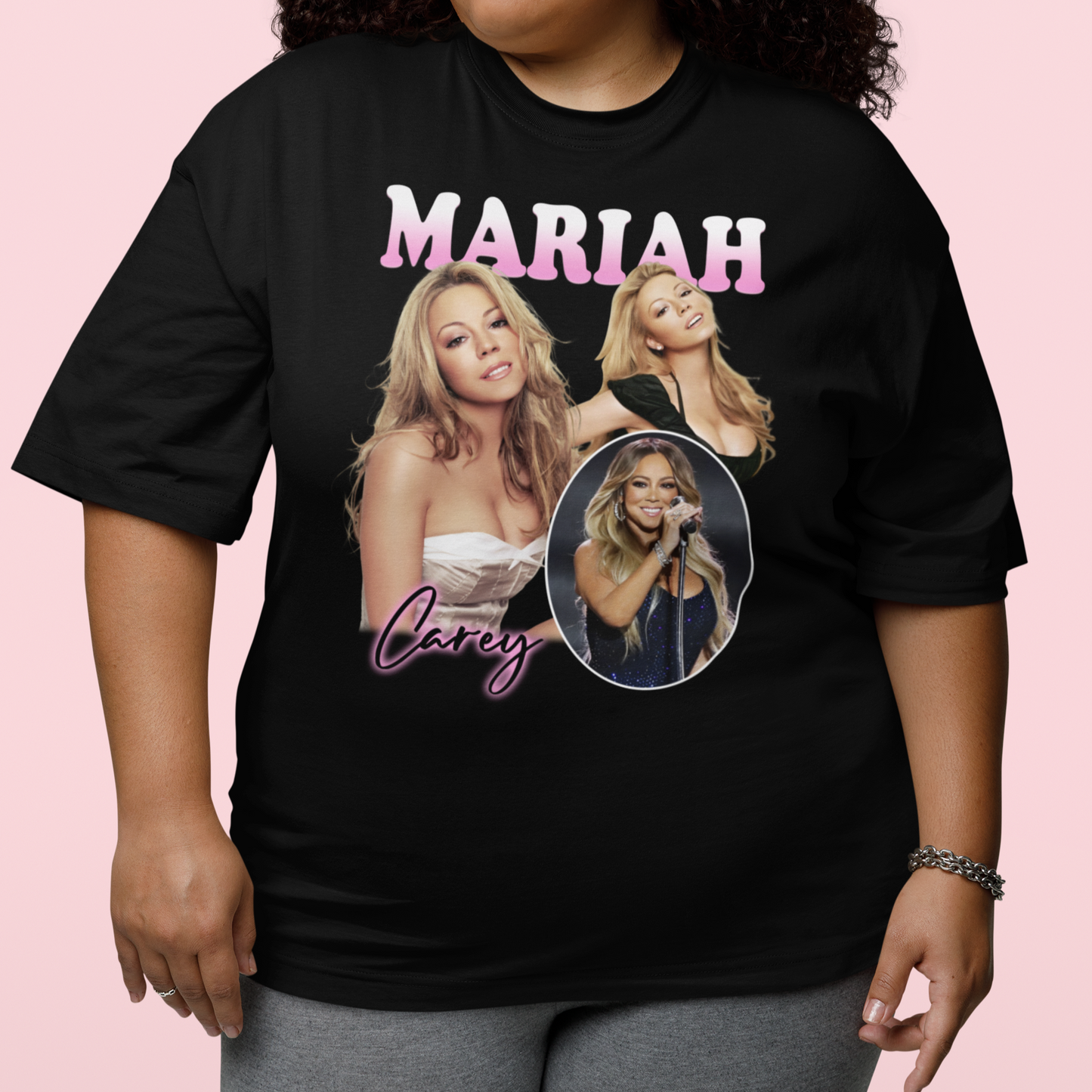 Camiseta Básica Mariah Carey Retro Vintage