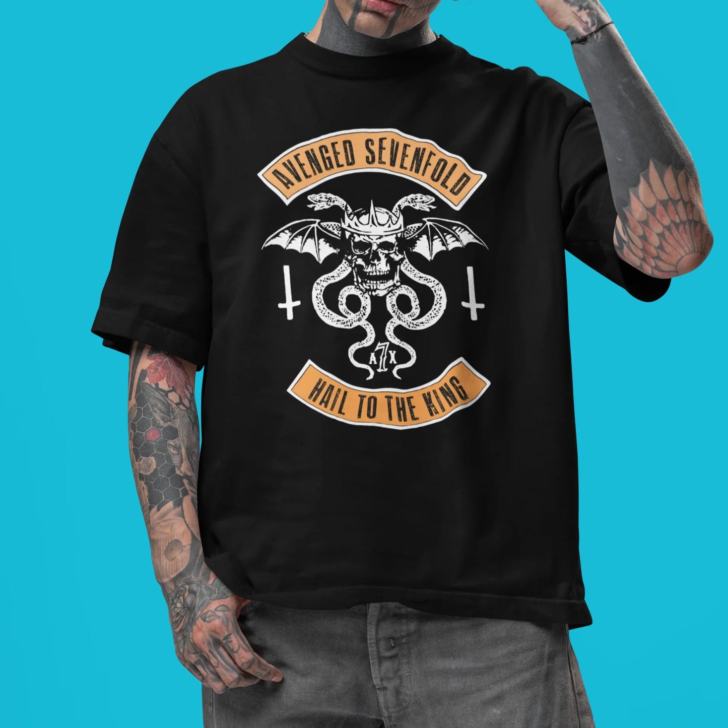 Camiseta Básica Avenged Sevenfold H.T.T.K