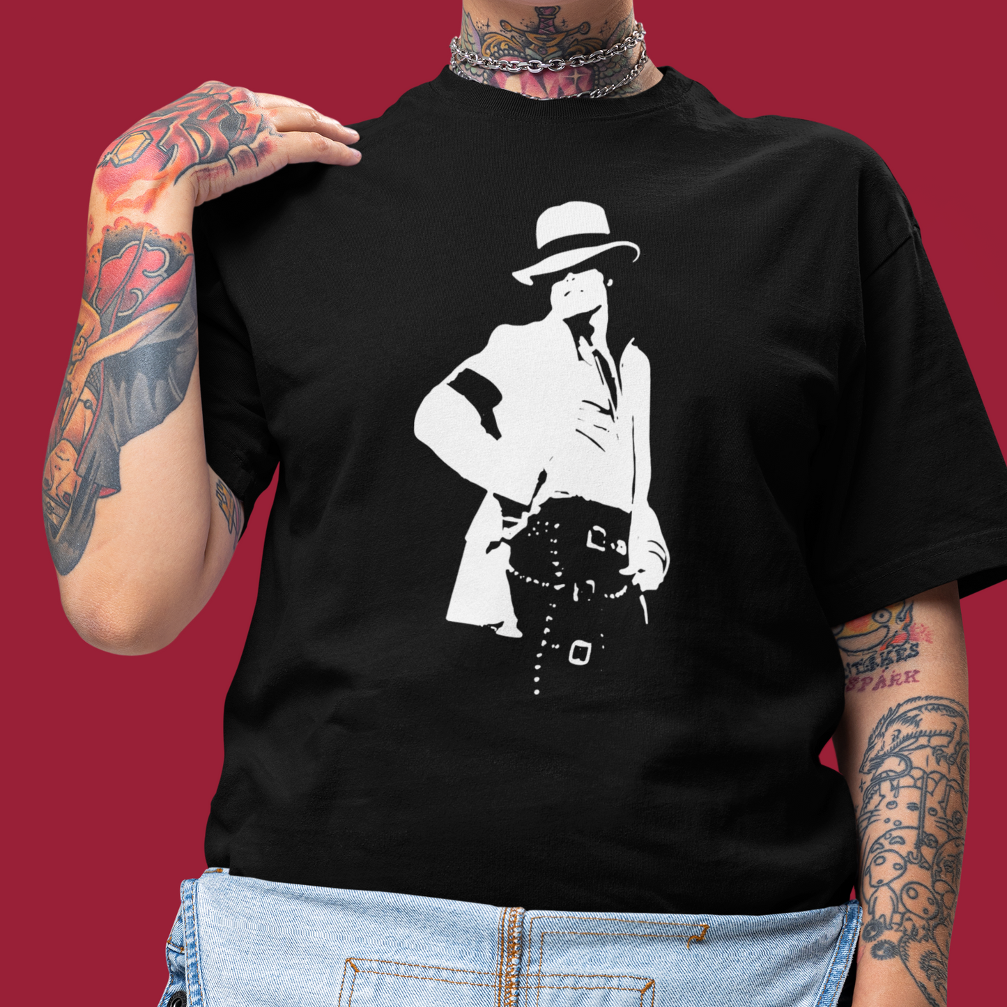 Camiseta Básica Michael Jackson Smooth Criminal