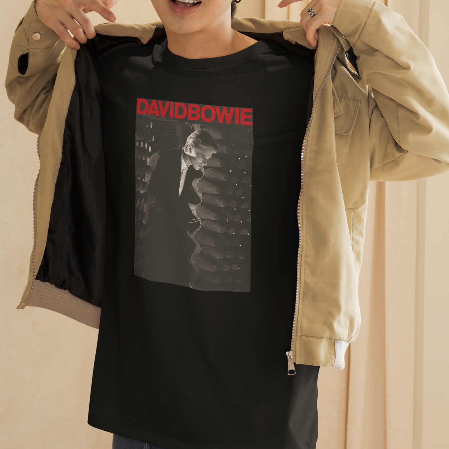 Camiseta Básica David Bowie The Thin White Duke