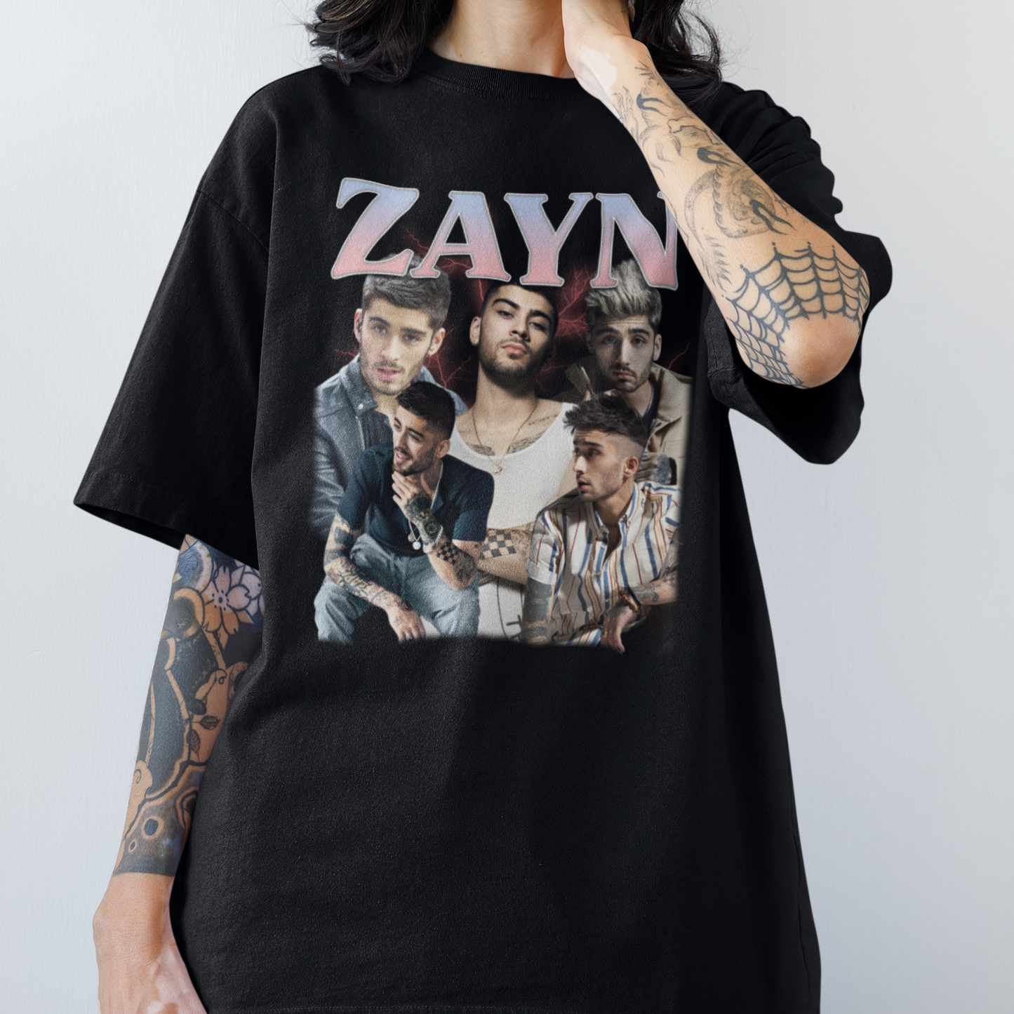 Camiseta Básica Zayn Malik Graphic