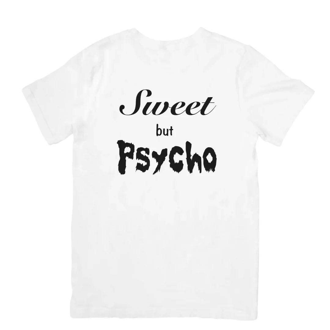 Camiseta Básica Ava Max Psycho - Branco