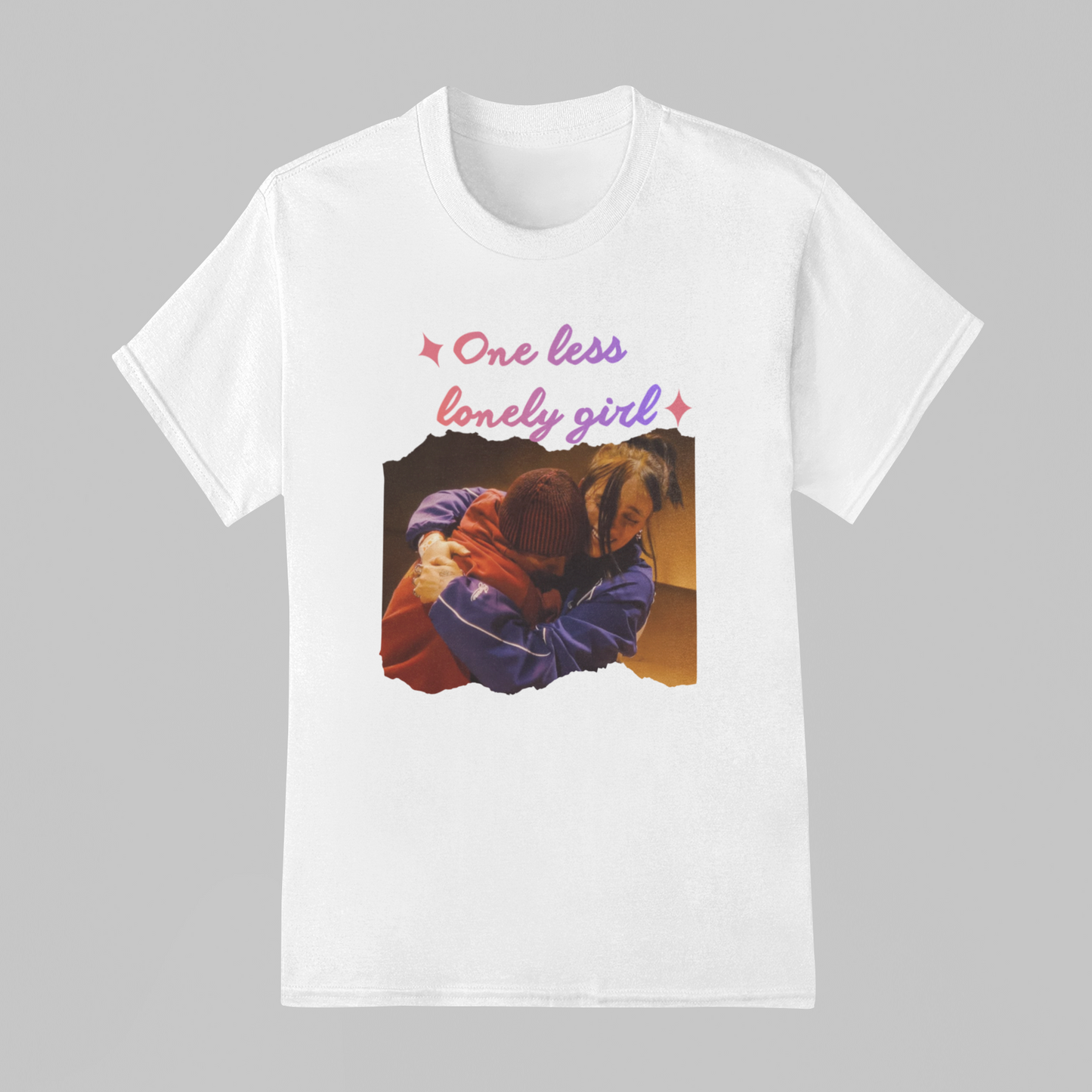 Camiseta Básica Justin Bieber One Less Lonely Girl Billie