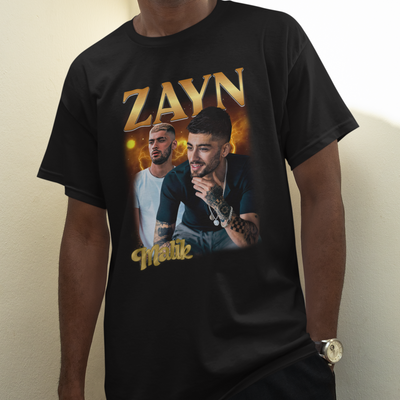 Camiseta Básica Zayn Malik Retro