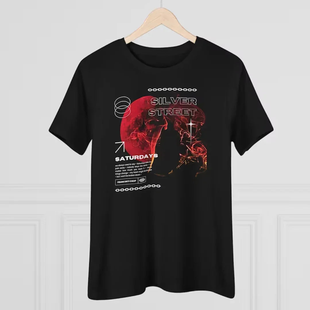 Camiseta Básica Louis Tomlinson Silver Street Preto