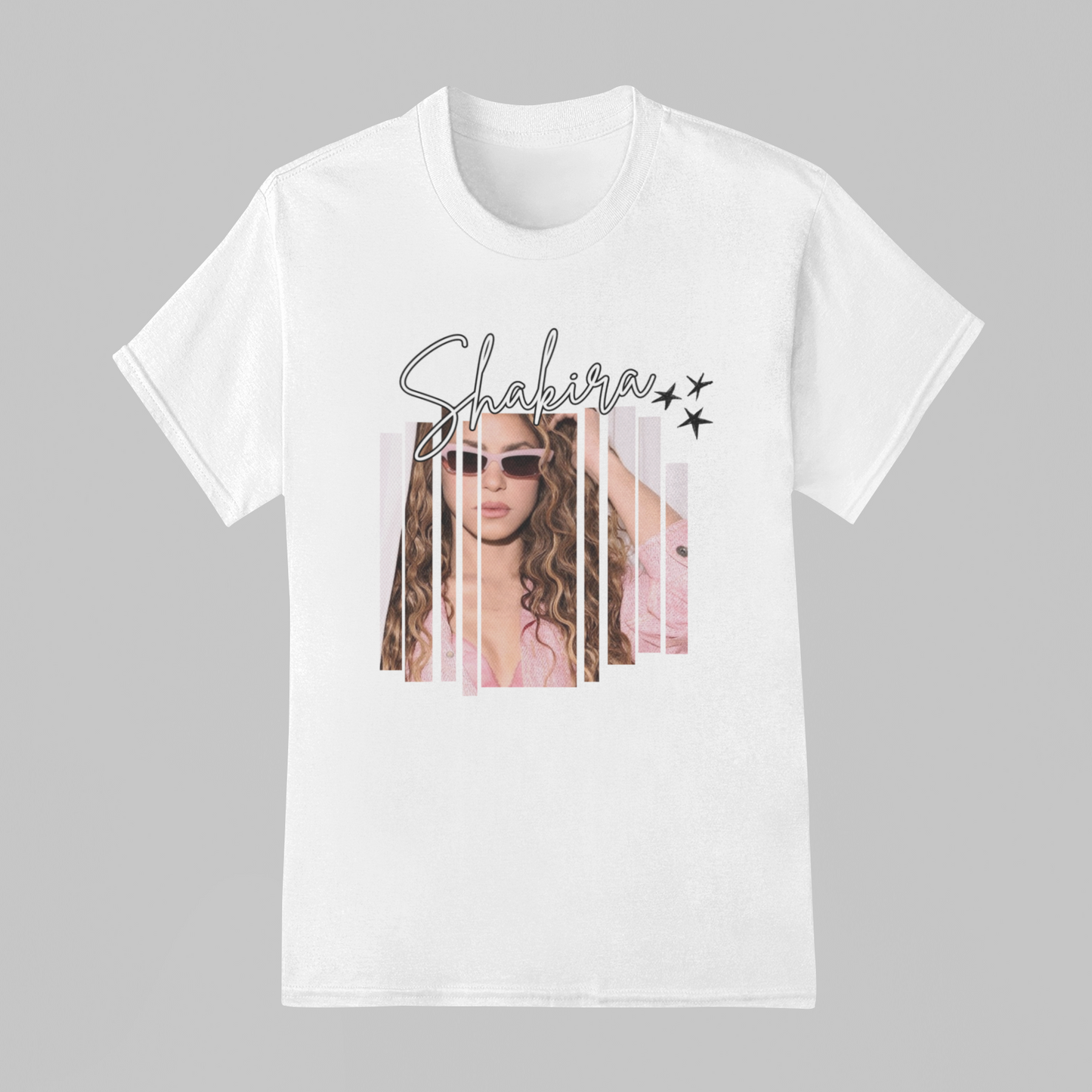 Camiseta Básica Shakira Star Latin