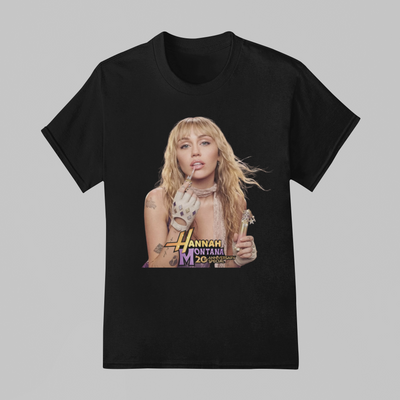 Camiseta Básica Hannah Montana 20 Years