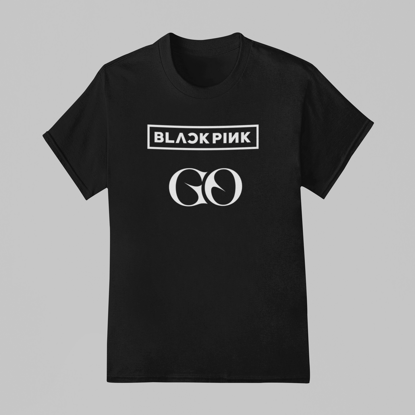 Camiseta Básica Blackpink Go Logo