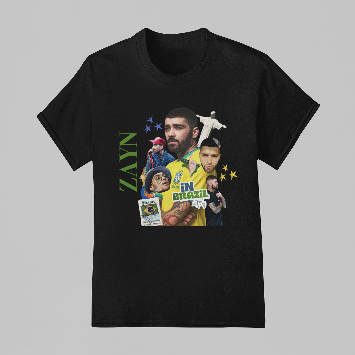 Camiseta Básica Zayn Malik Live In Brazil