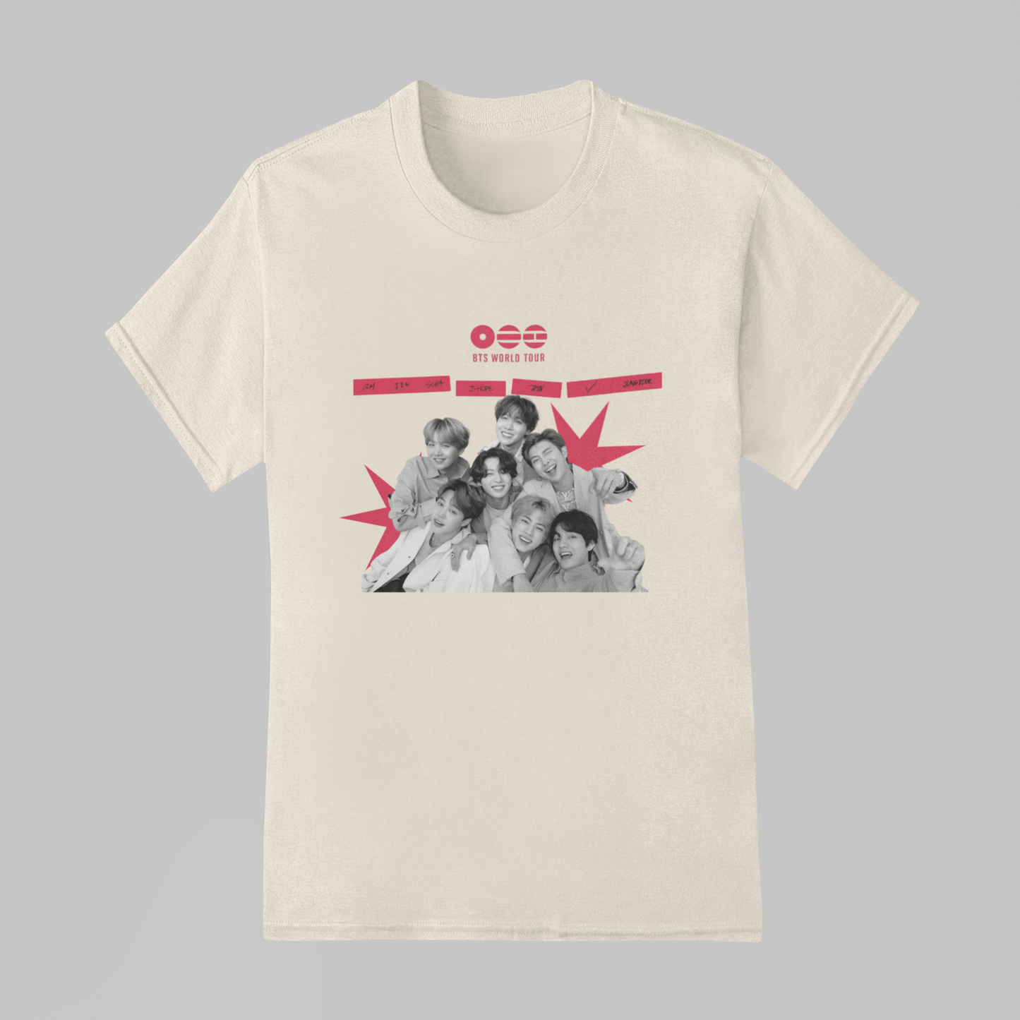 Camiseta Básica BTS W.T 26