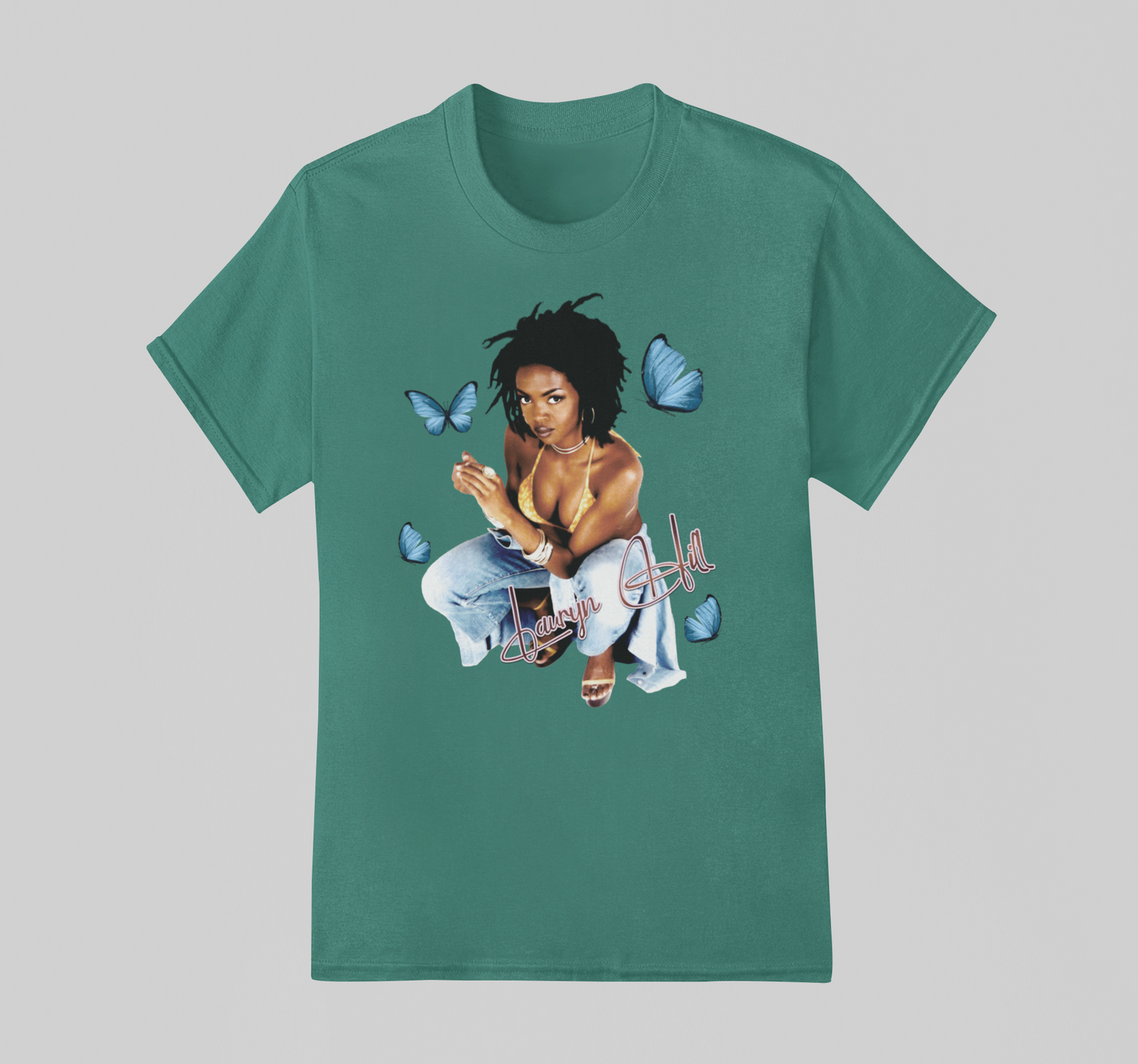 Camiseta Básica Lauryn Hill Butterfly