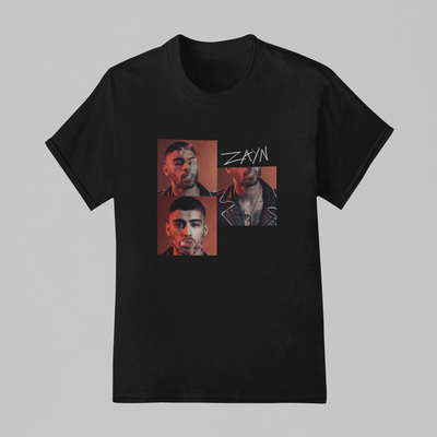 Camiseta Básica Zayn Malik Smoke Collage