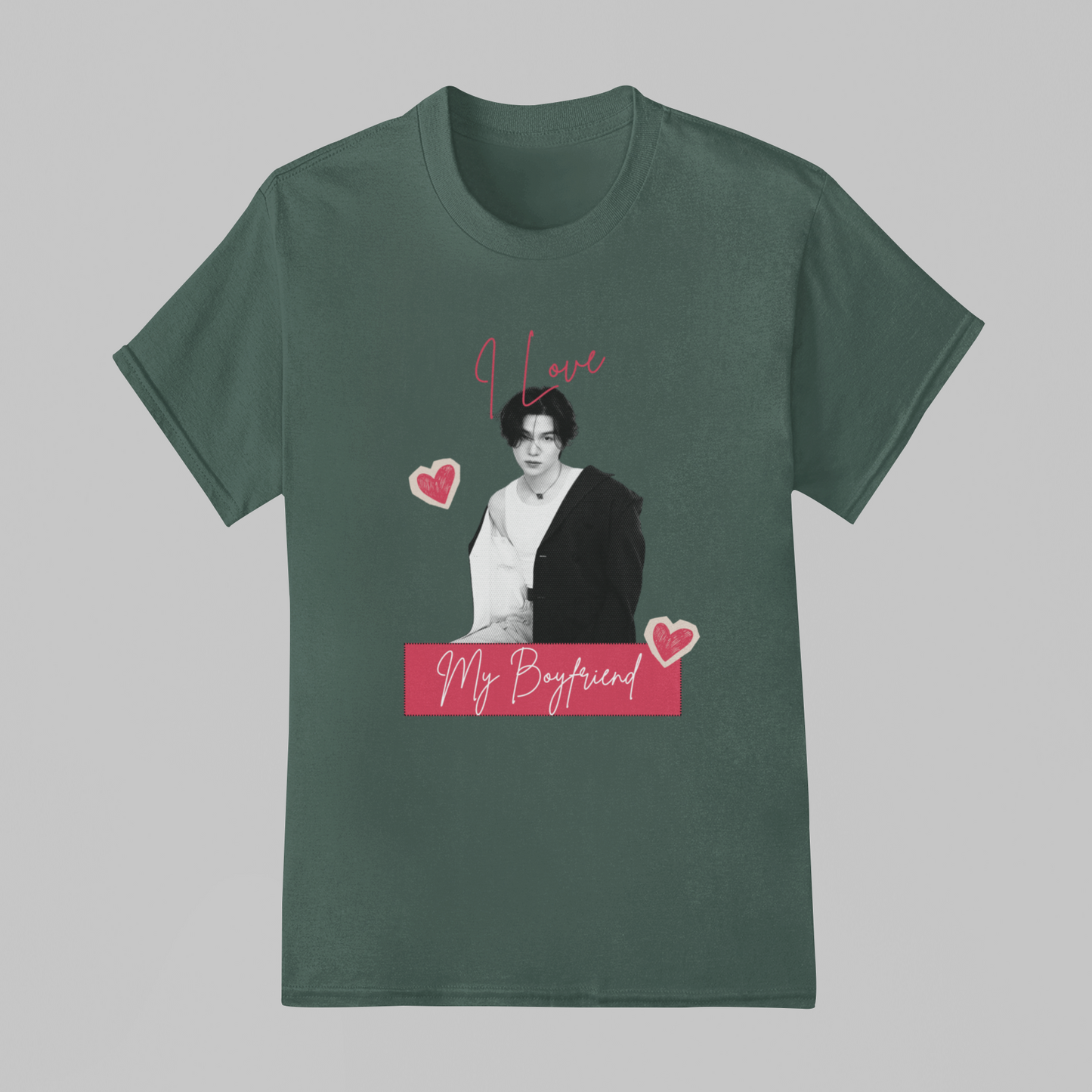 Camiseta Básica BTS Boyfriend Suga