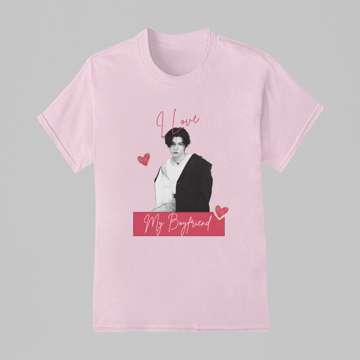 Camiseta Básica BTS Boyfriend Suga