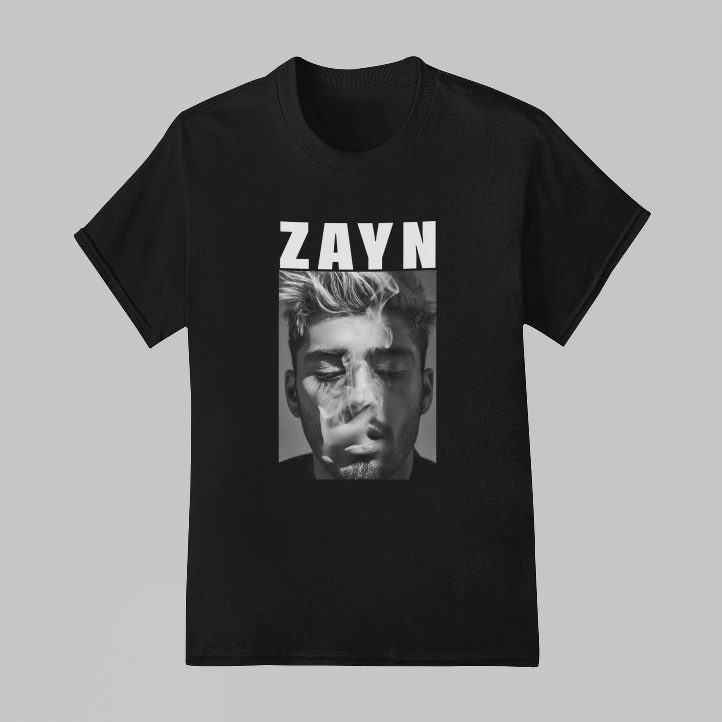 Camiseta Básica Zayn Malik Vintage Smoke