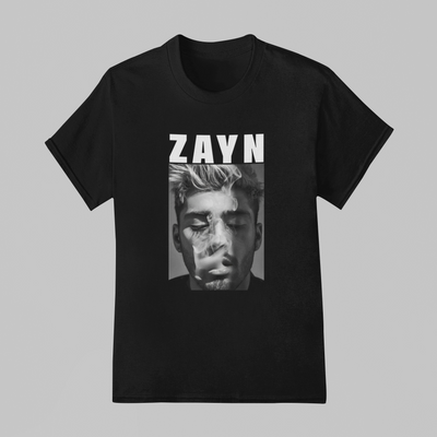 Camiseta Básica Zayn Malik Vintage Smoke