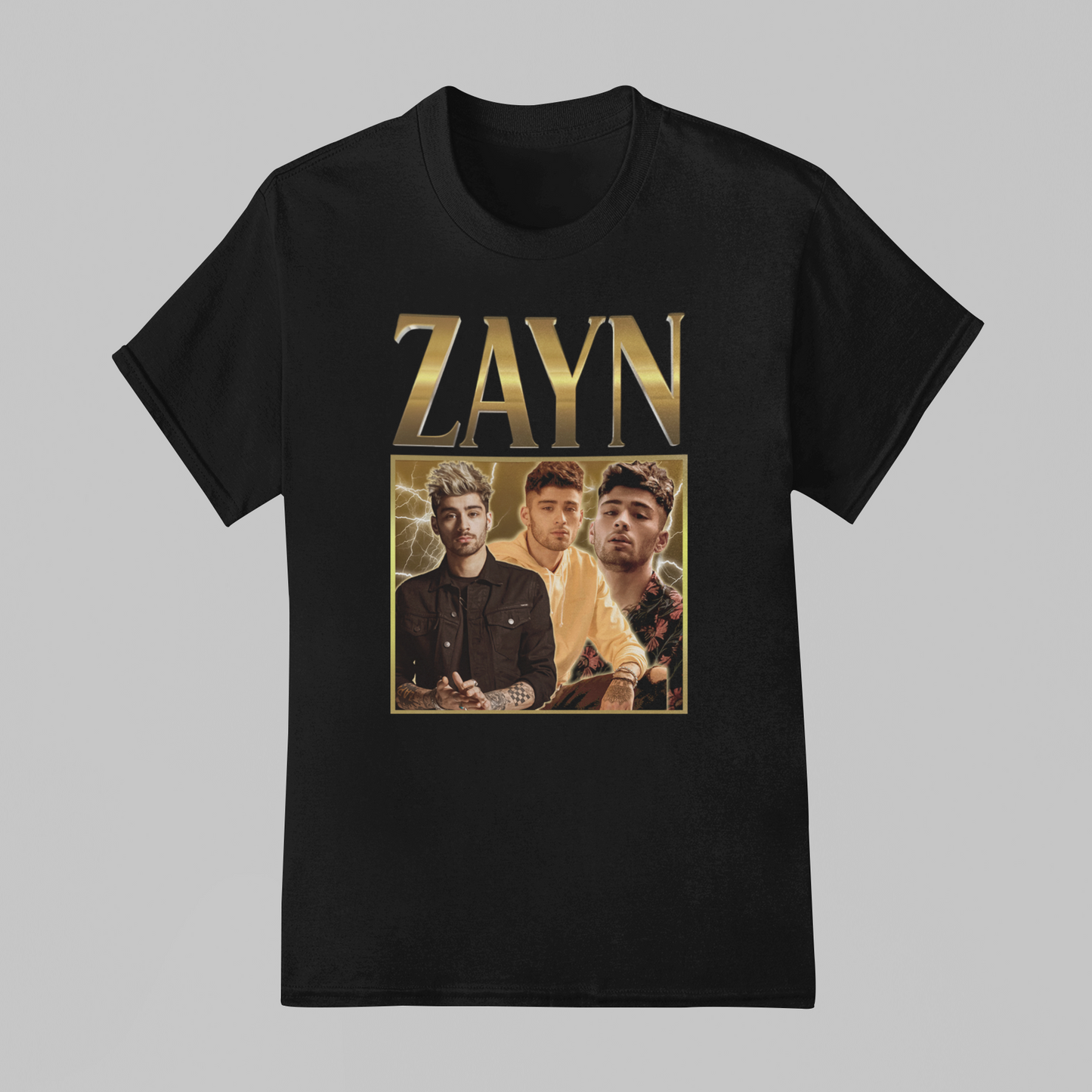 Camiseta Básica Zayn Malik Vintage Photo