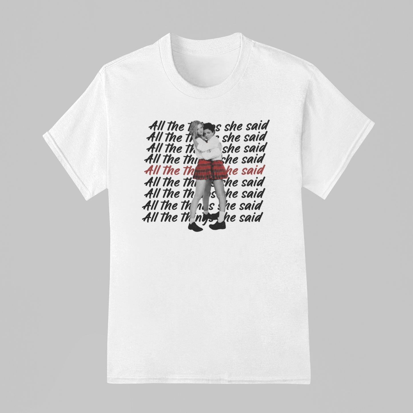 Camiseta Básica T.A.T.U All The Things She Said