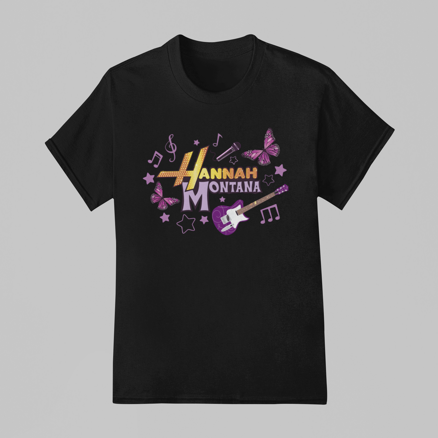 Camiseta Básica Hannah Montana Logo