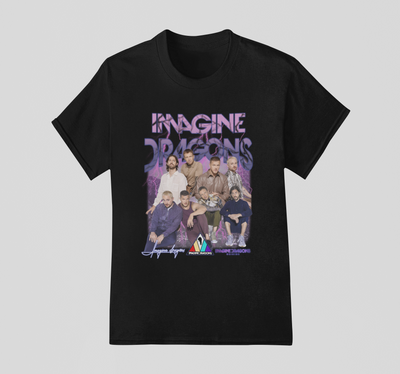 Camiseta Básica Imagine Dragons Collab Aesthetic