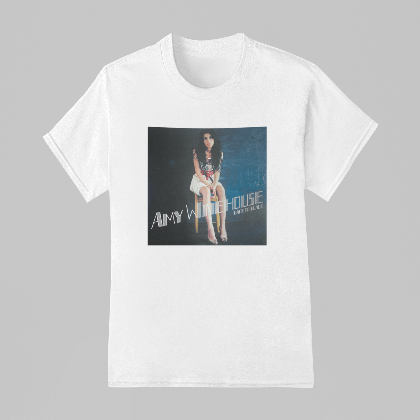 Camiseta Básica Amy Winehouse Back To Black