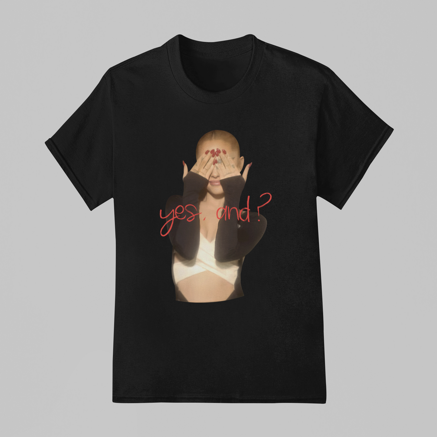 Camiseta Básica Ariana Grande Yes, And ?