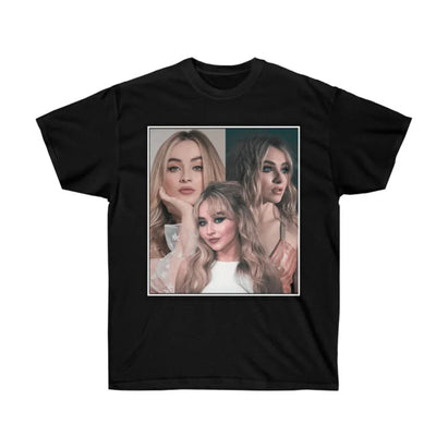 Camiseta Básica Sabrina Carpenter Sweet Preto