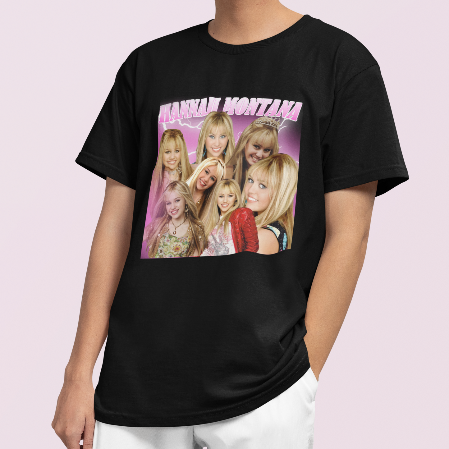 Camiseta Básica Miley Cyrus Hannah Montana